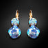 Earrings "Dazzling Sparkle VI (Light Sapphire Shimmer)" with Swarovski™ crystals